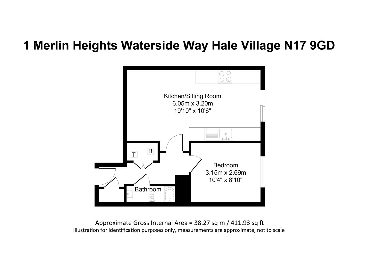 1 bedroom Flat for rent